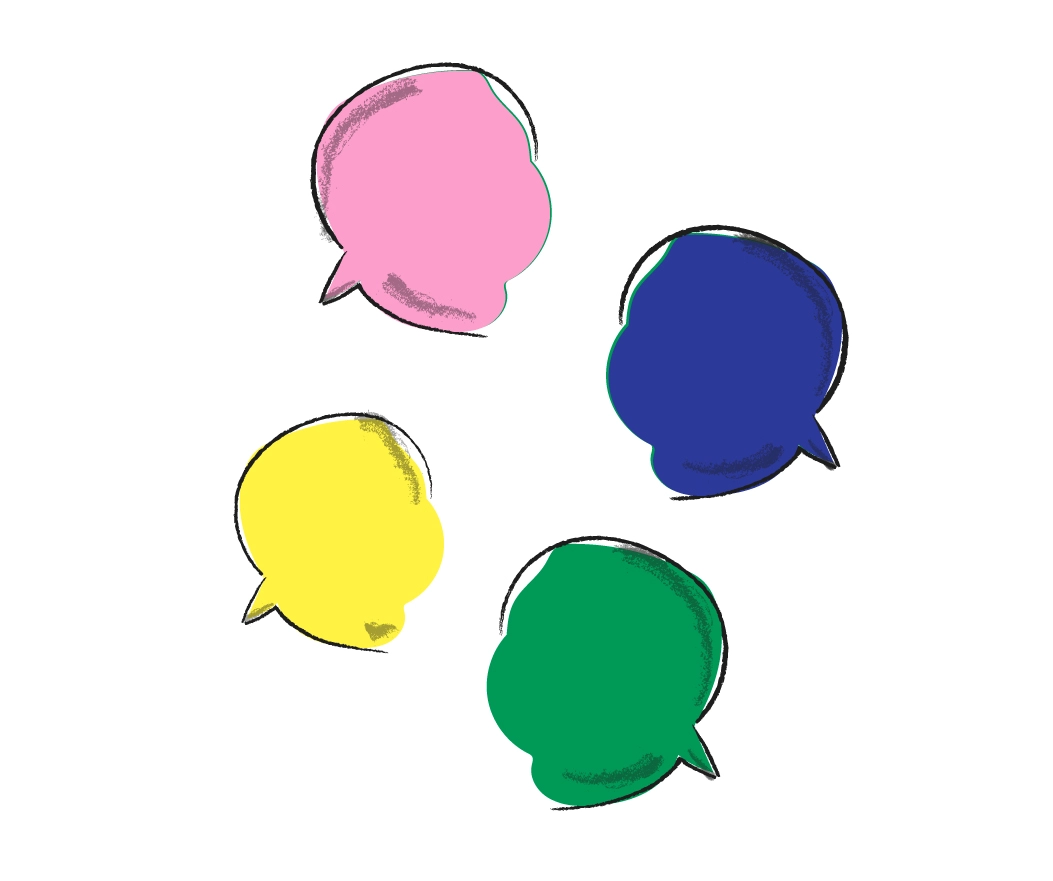 lelieu visuel représentant des bulles bd de dialogue